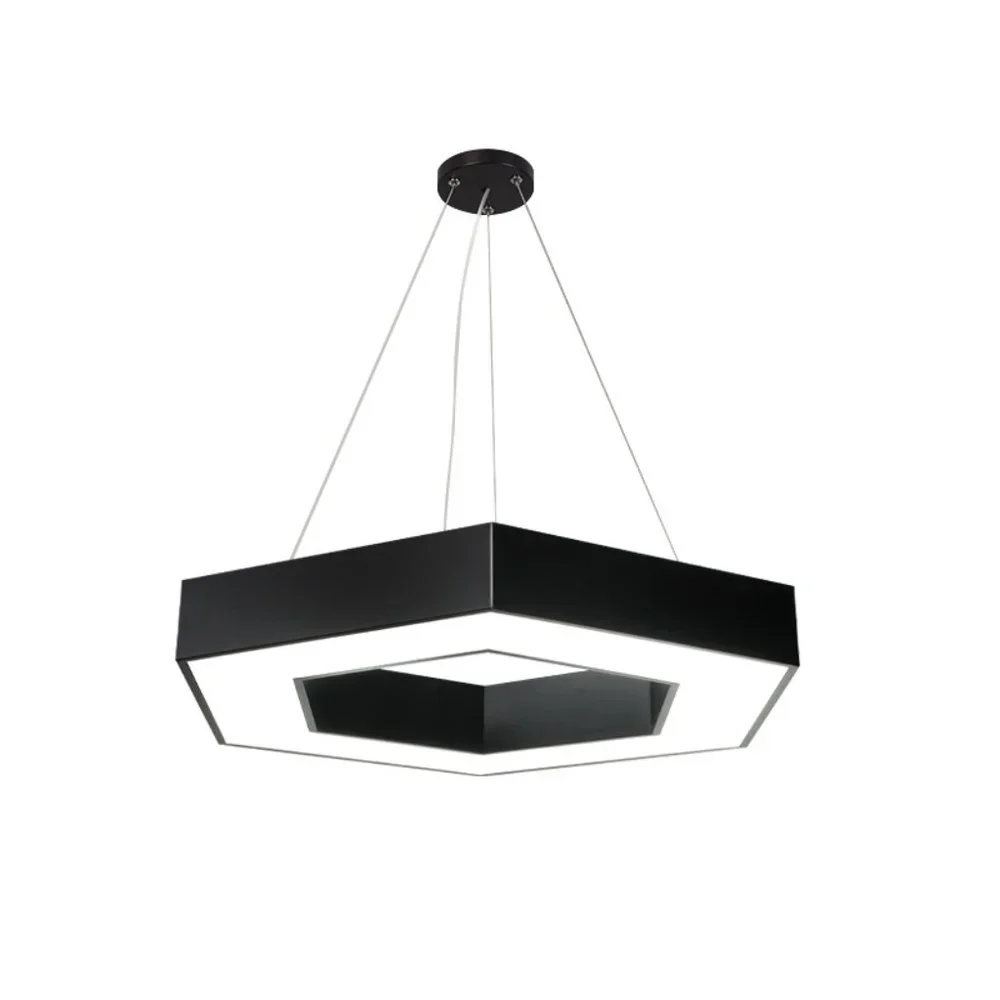 Hexagonal Chandelier - Ceiling Light - Pendant Light Contemporary Ceiling Lights